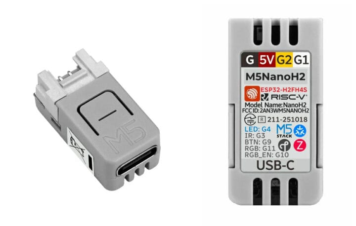 M5Stack NanoH2 – An ultra-compact ESP32-H2 IoT development kit with Zigbee, Thread, and Matter connectivity